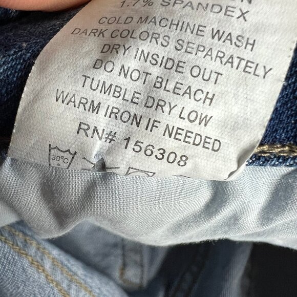 Letter To Juliet Jean Shorts Womens 29* High Rise Bermuda Blue Denim Jorts Tag M - Picture 7 of 16